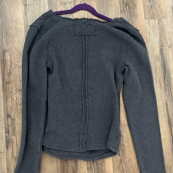 Free People Cross Over Sweater - Picture 4 of 4